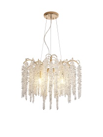 Wisteria French Gold Crystal Ceiling Lights Diyas Multi Arm Crystal Fittings Wisteria French Gold Crystal Ceiling Lights Diyas Multi Arm Crystal Fittings